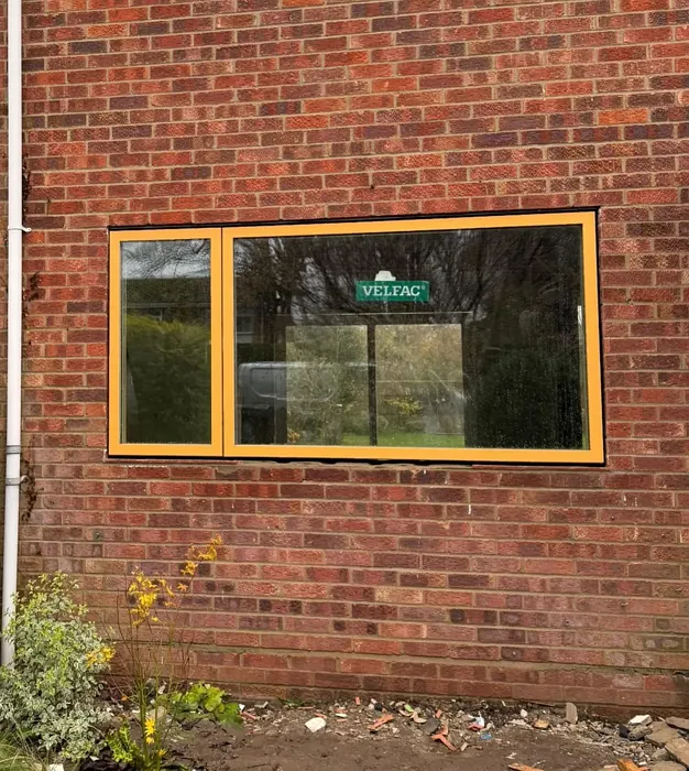 RAL 1034 window frames color