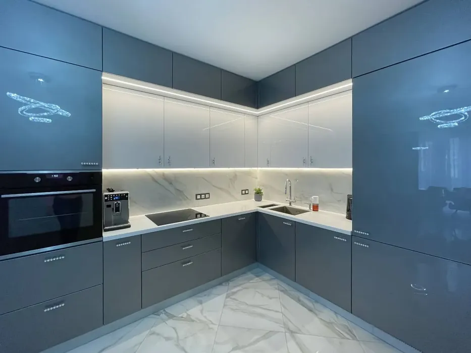 Pearl dark grey kitchen cabinets 