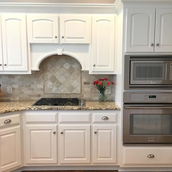 Sherwin Williams Pearly White Kitchen Cabinets