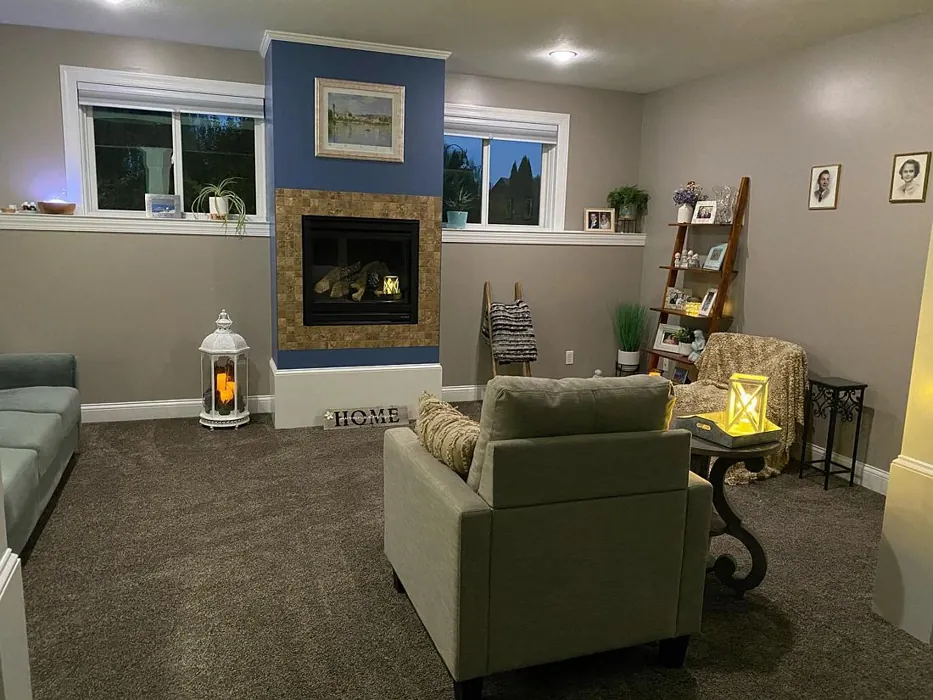 Sherwin Williams Perfect Greige Living Room