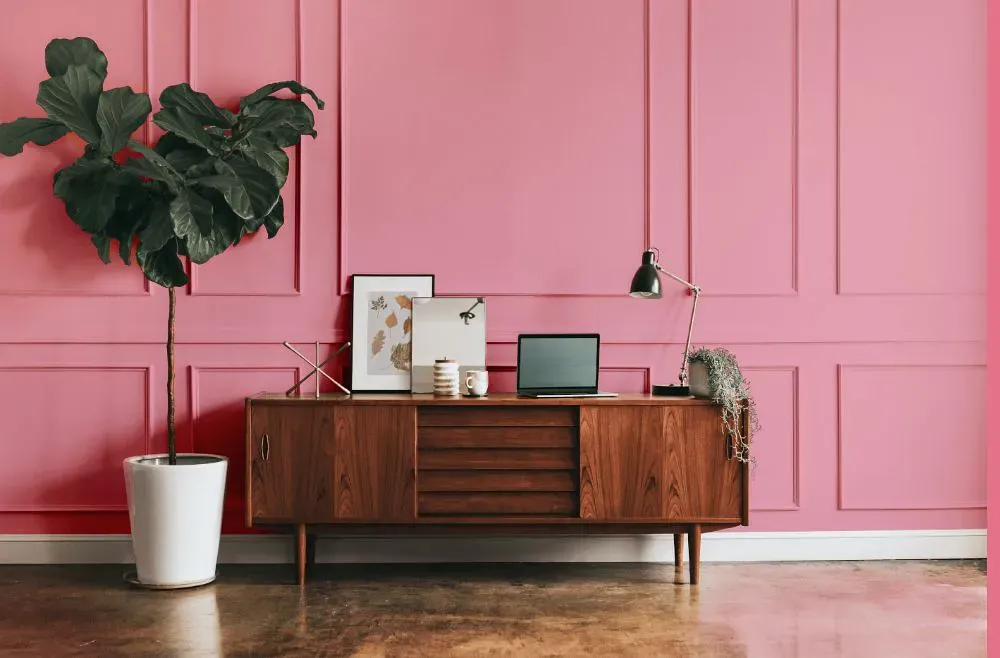 Sherwin Williams Pink Moment modern interior