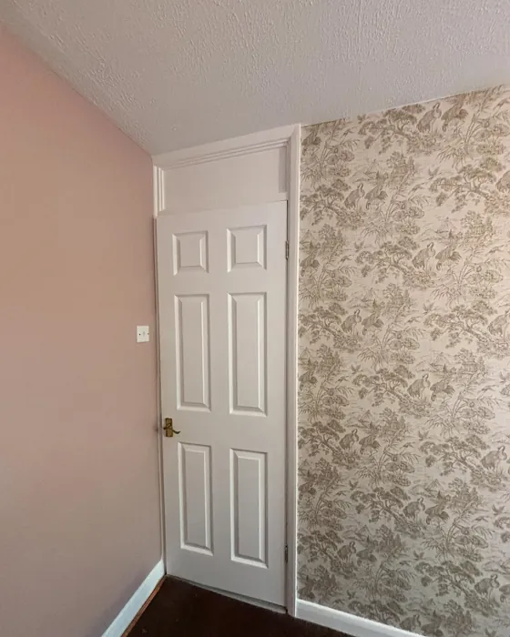 Dulux Pink Parchment bedroom color