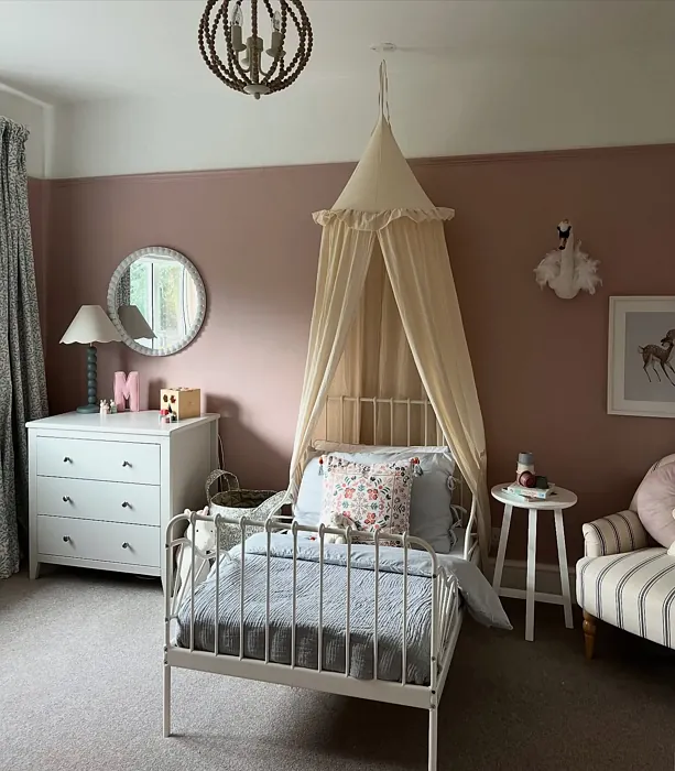 Dulux Pink Parchment kids' room paint