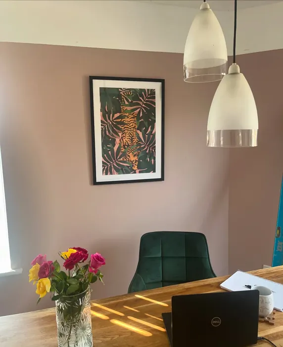 Pink Parchment dining room color