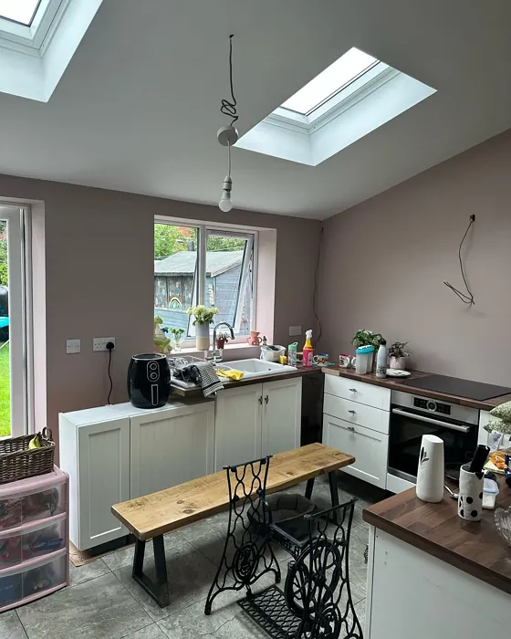 Dulux Pink Parchment kitchen color