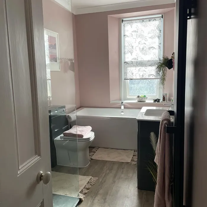 Dulux Faded Bloom bathroom color