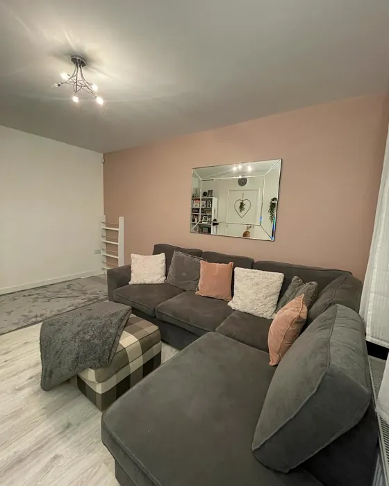 Dulux Nomadic Glow 3 living room accent wall