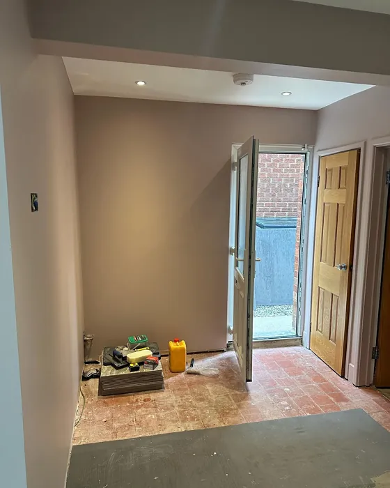 Dulux Pink Parchment hallway color