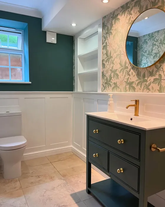 Little Greene Pleat bathroom color