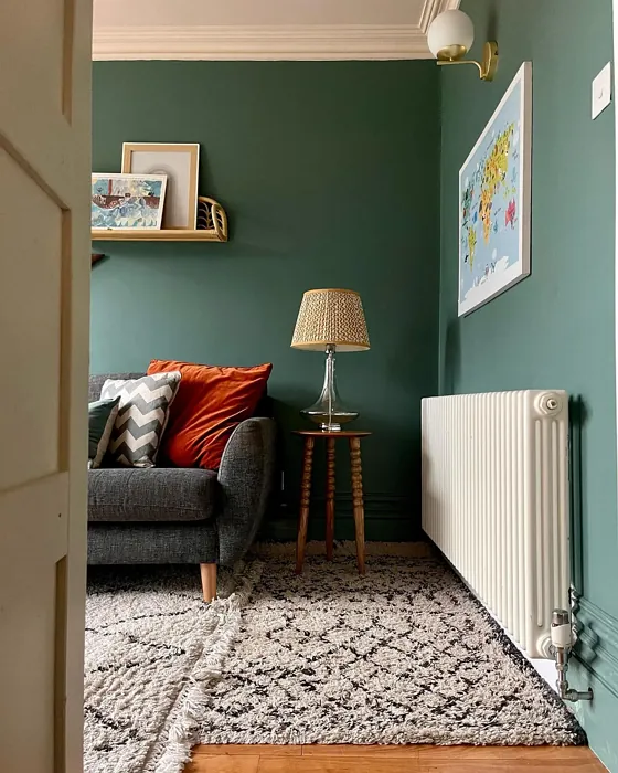 Little Greene Pleat boho living room 