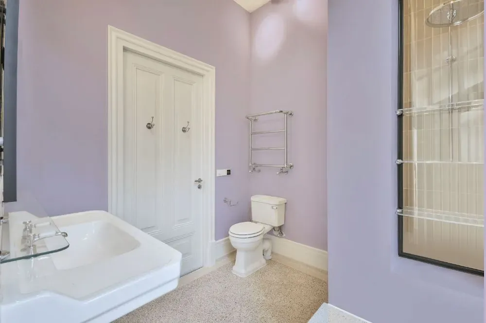 Sherwin Williams Potentially Purple bathroom