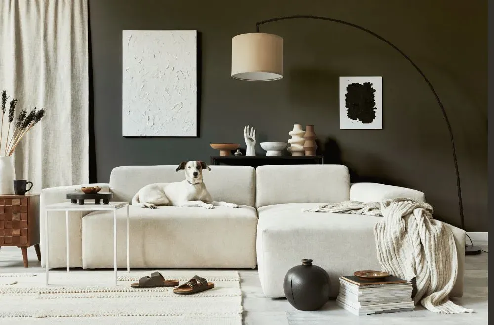 Sherwin Williams Prelude cozy living room