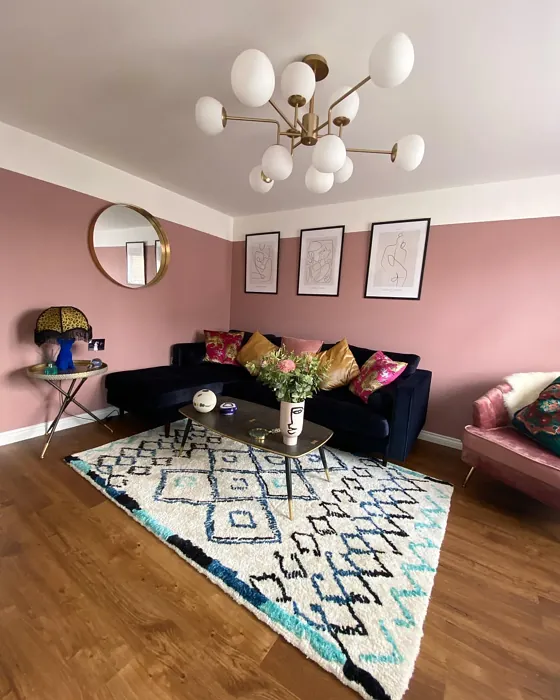 Dulux Pressed Petal living room color