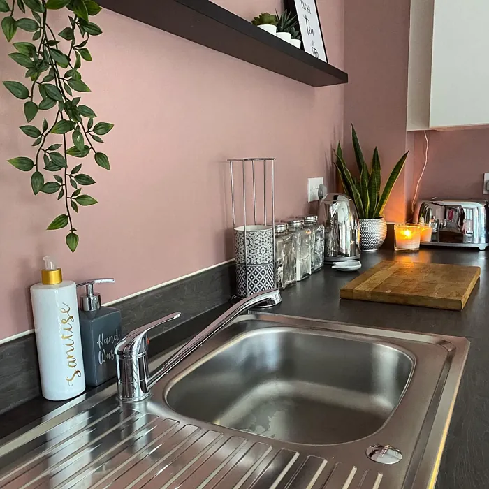 Dulux Pressed Petal kitchen color review