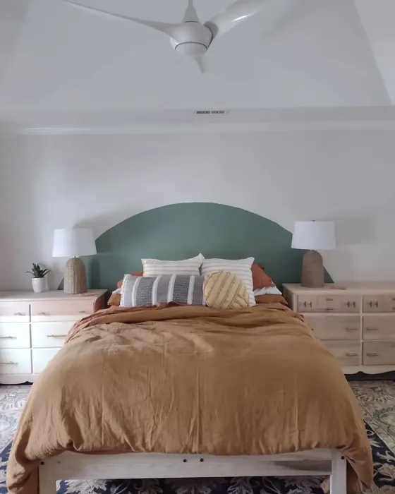 SW Privilege Green bedroom color-block