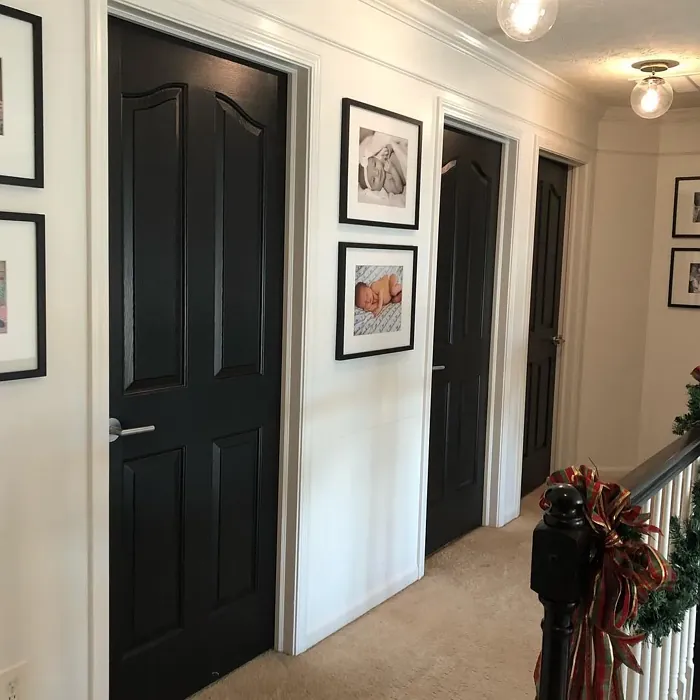 Sherwin Williams Pure White hallway color review