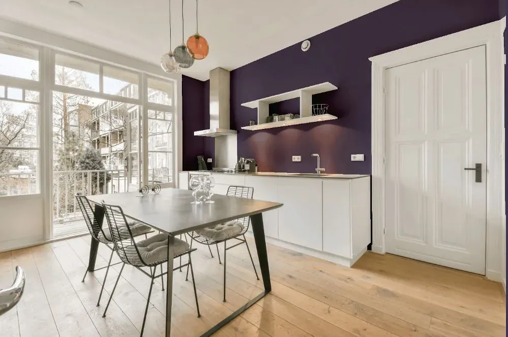 Sherwin Williams Purple Passage kitchen review