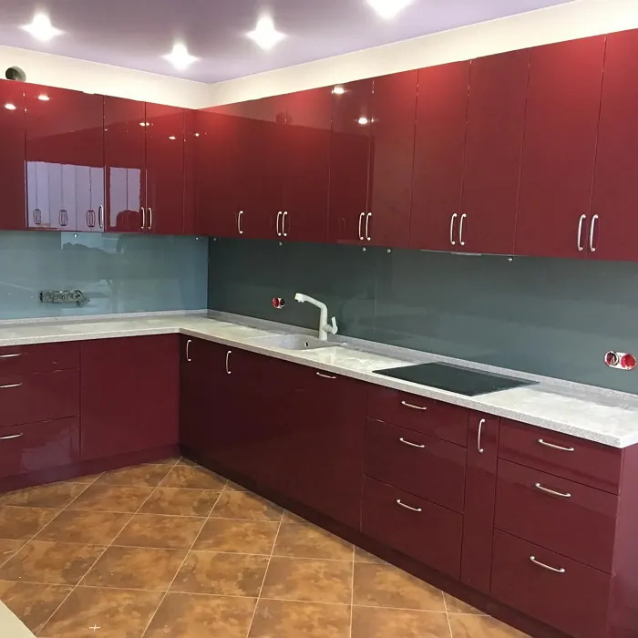 RAL Classic  Purple red kitchen cabinets 