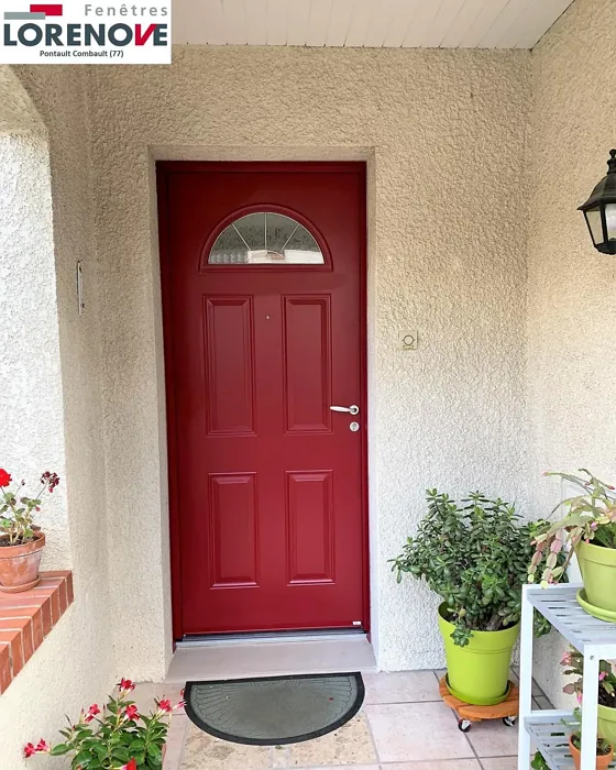RAL Classic  Purple red front door color review