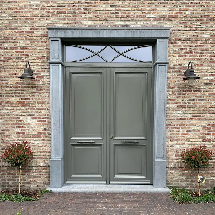 RAL Classic  Quartz grey front door 