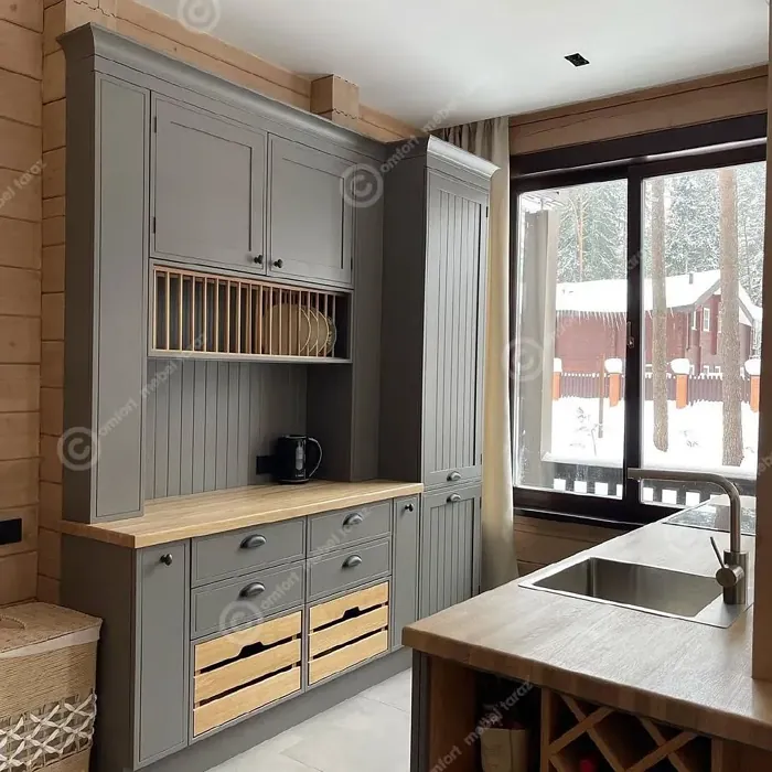 RAL Classic  Quartz grey kitchen cabinets 