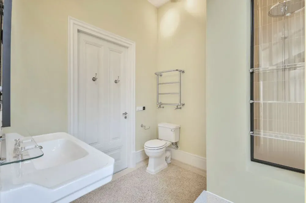 Sherwin Williams Queen Anne's Lace bathroom