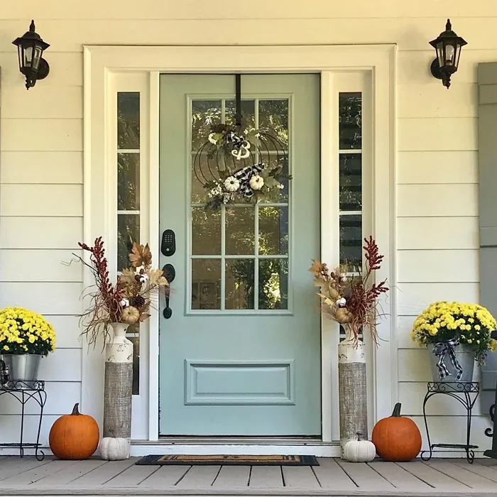 Sherwin Williams Quietude Front Door