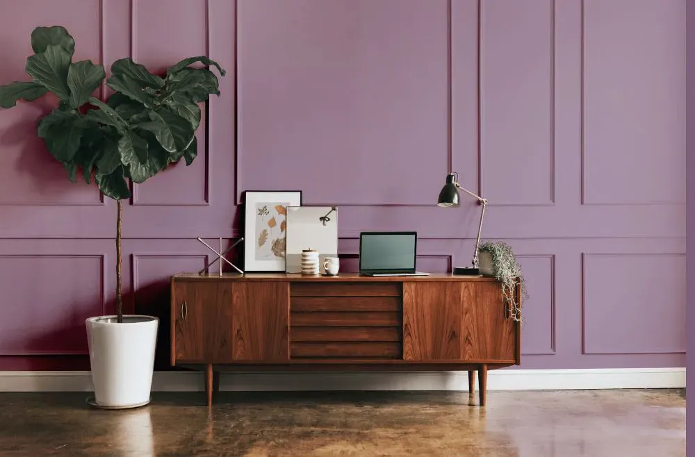 Sherwin Williams Radiant Lilac modern interior
