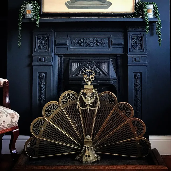 Farrow and Ball Railings edwardian living room 