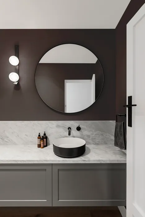 RAL Effect undefined RAL 870-M minimalist bathroom