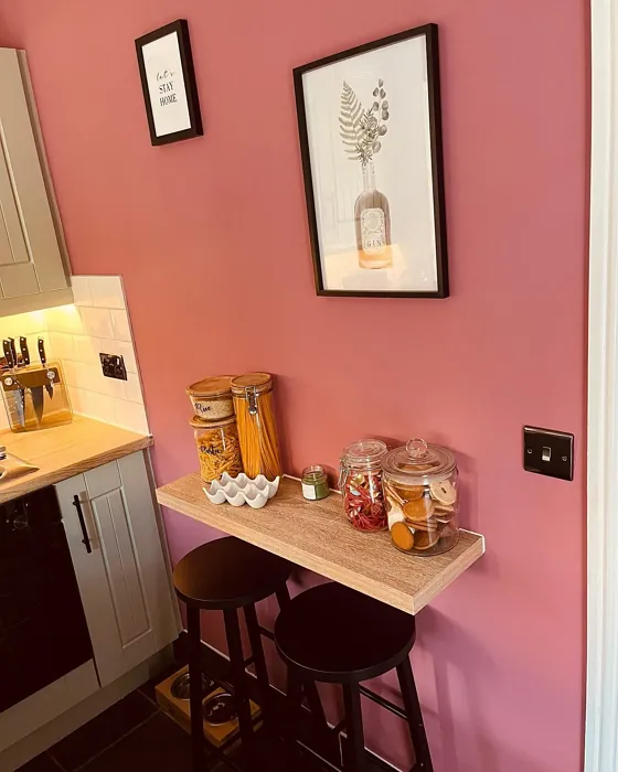 Dulux Raspberry Diva kitchen paint