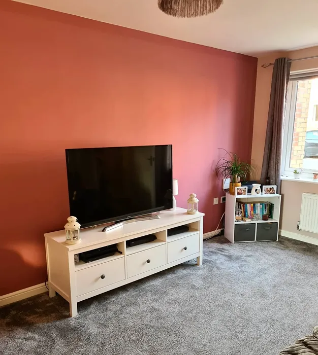 Dulux Raspberry Diva living room color review