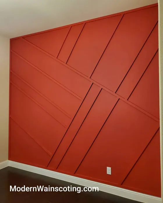 Sw Rave Red Accent Wall Panelling