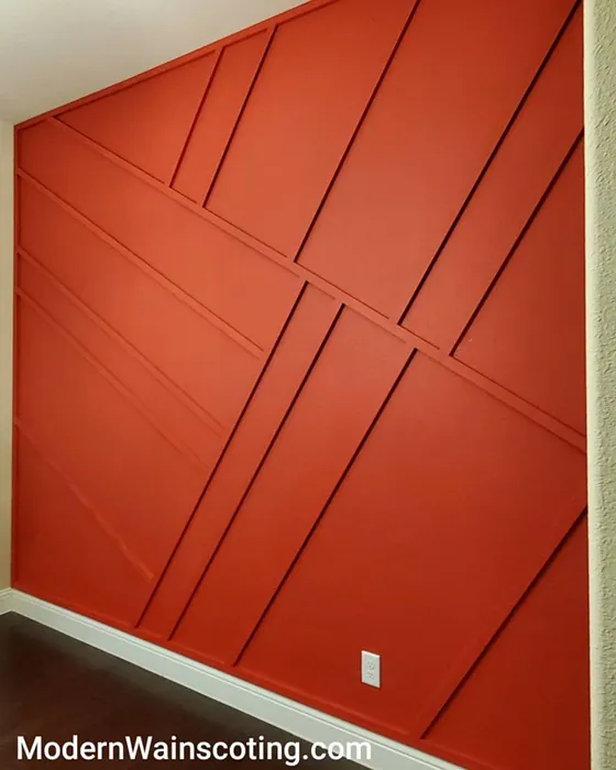 Sw Rave Red Accent Wall Panelling