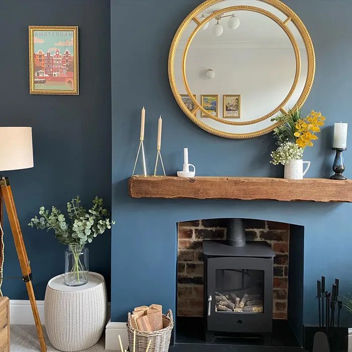 Dulux Raven Plume living room paint