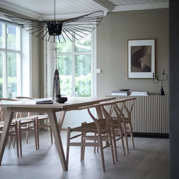 Jotun Raw Canvas dining room color review
