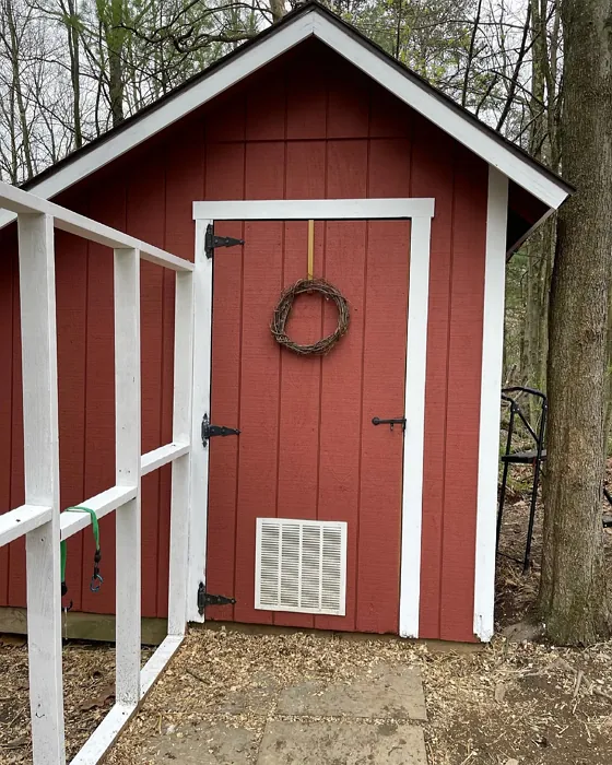 SW Red Barn exterior paint