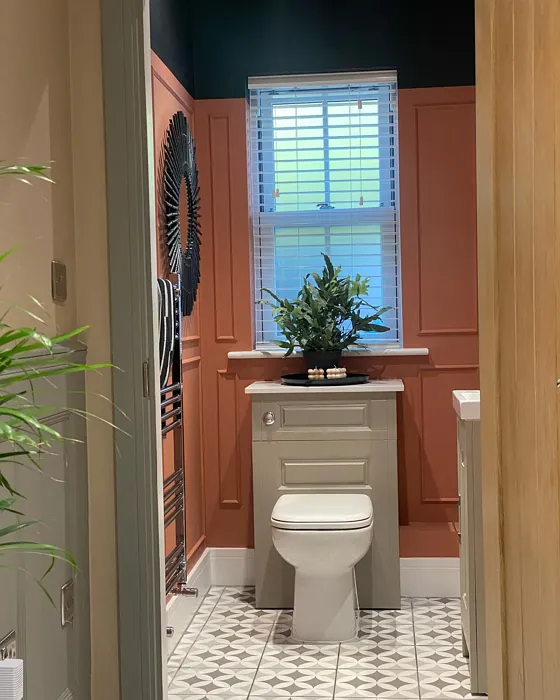 Red Earth bathroom color review