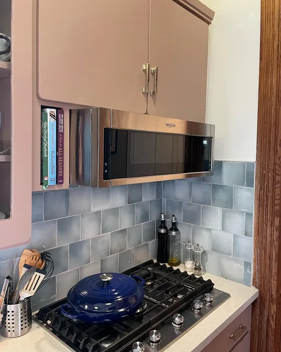 SW Redend Point kitchen cabinets paint