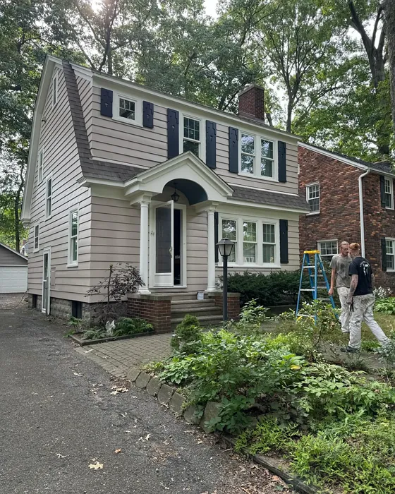 SW Renwick Beige exterior color review