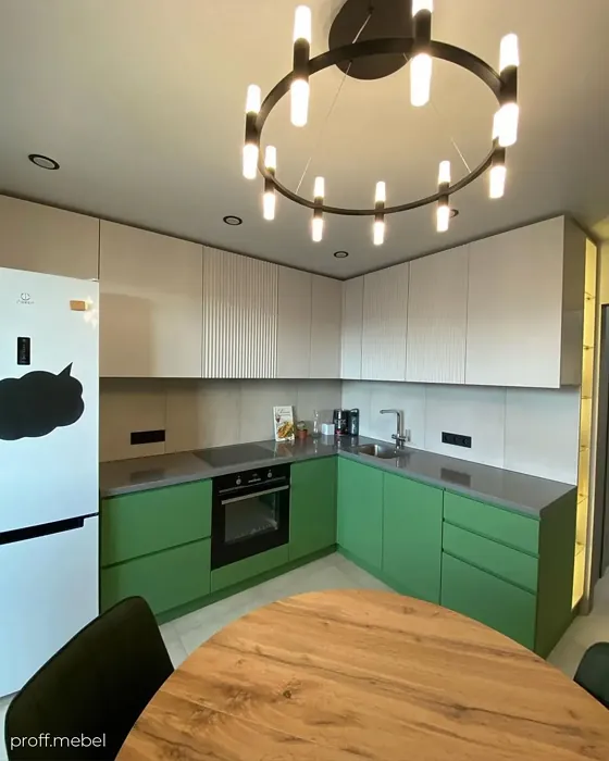 RAL 6011 kitchen cabinets color