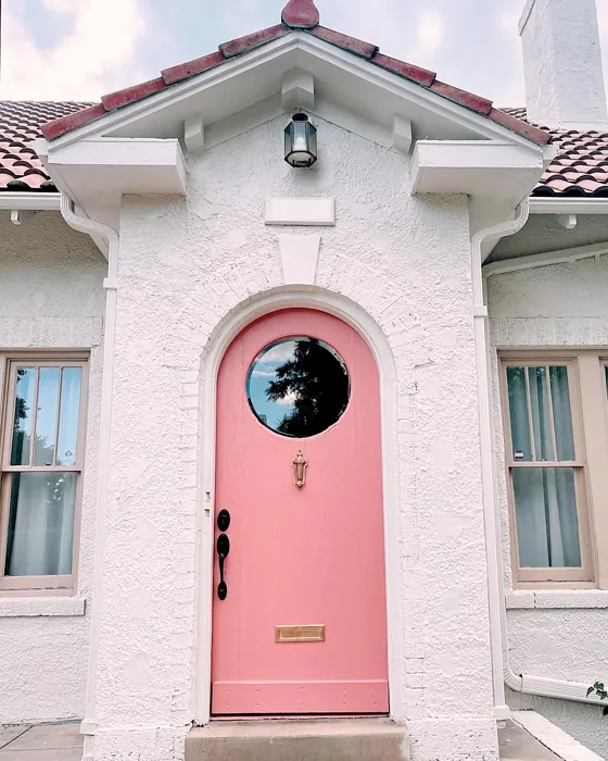 SW Resounding Rose front door color