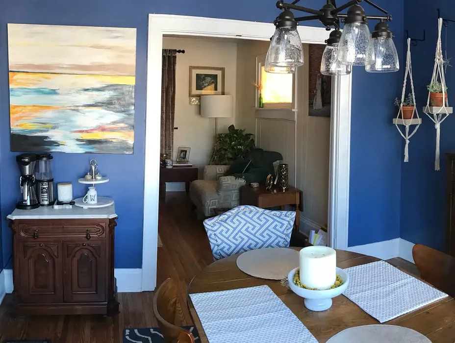 SW Revel Blue dining room color