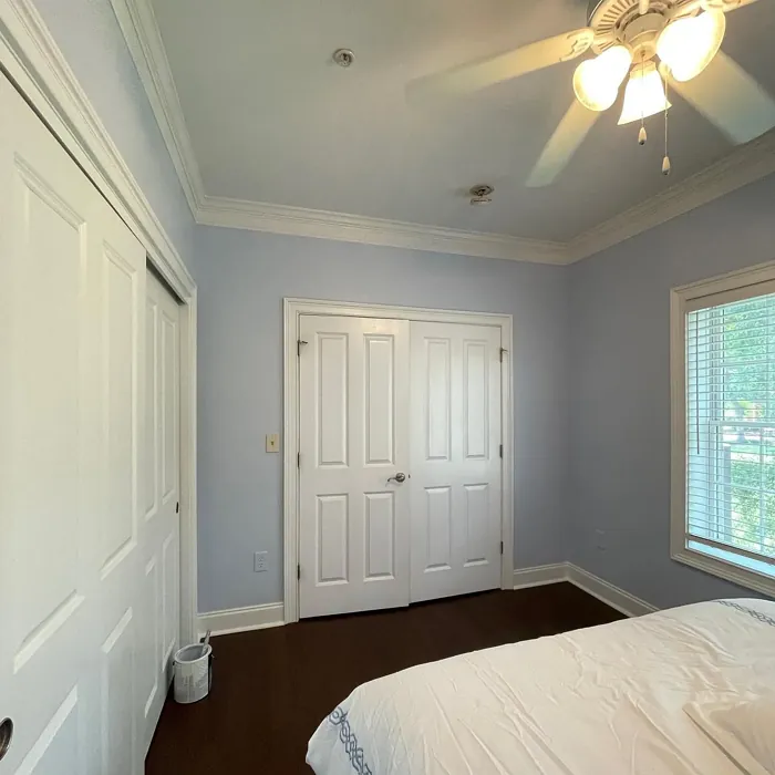 SW Rhythmic Blue bedroom paint review