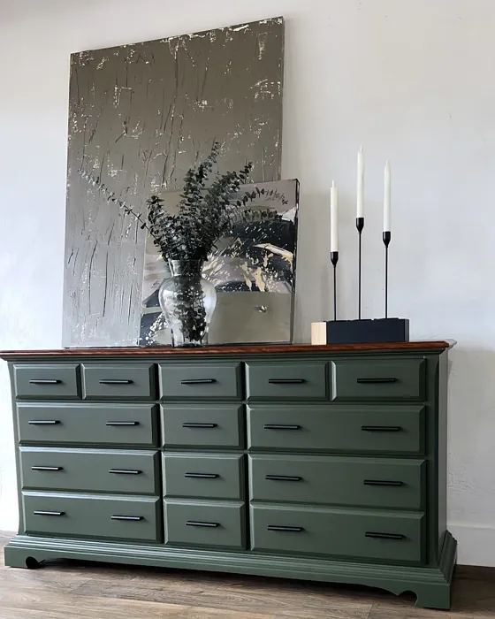 SW Ripe Olive painted furniture review