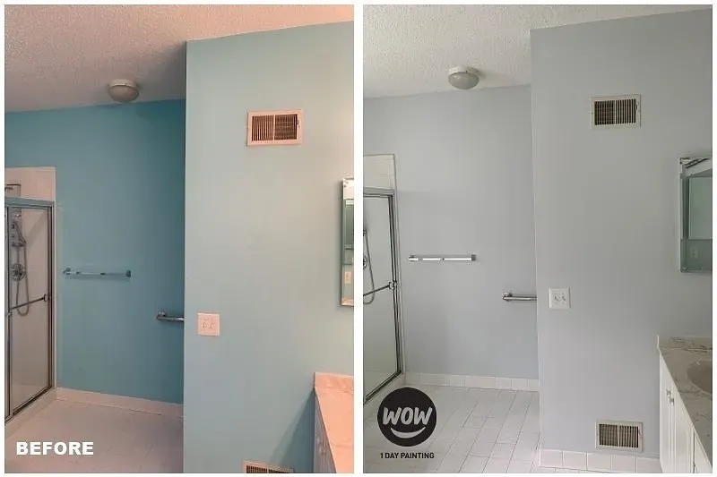 SW Rock Candy bathroom makeover