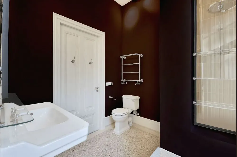 Sherwin Williams Rockweed bathroom