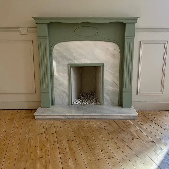 Dulux Rolled Oats living room paint