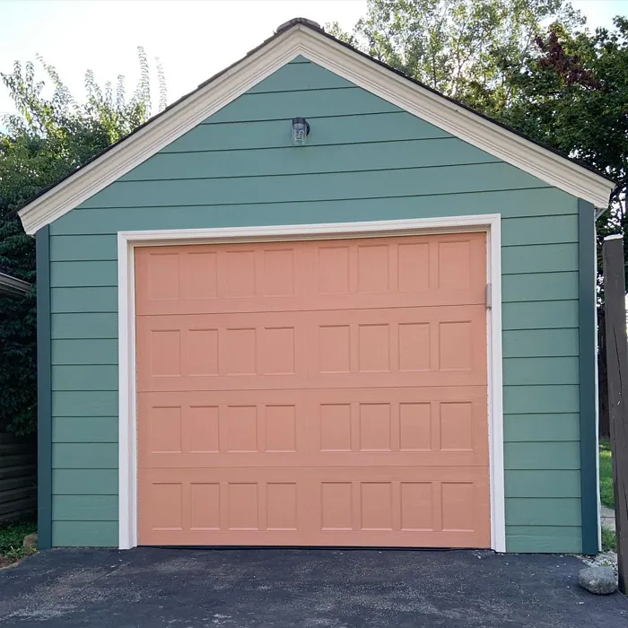 Sw rookwood blue green exterior garage