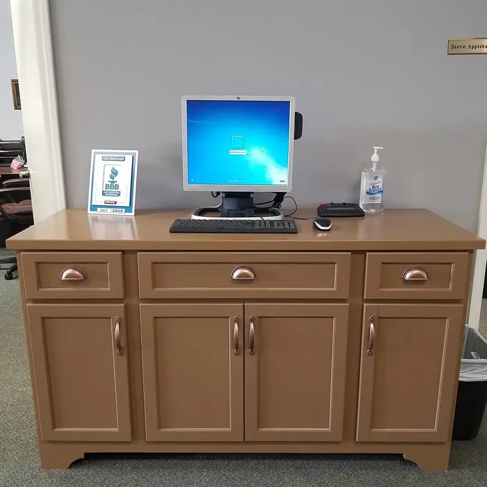 Sherwin Williams Rookwood Clay painted furniture 